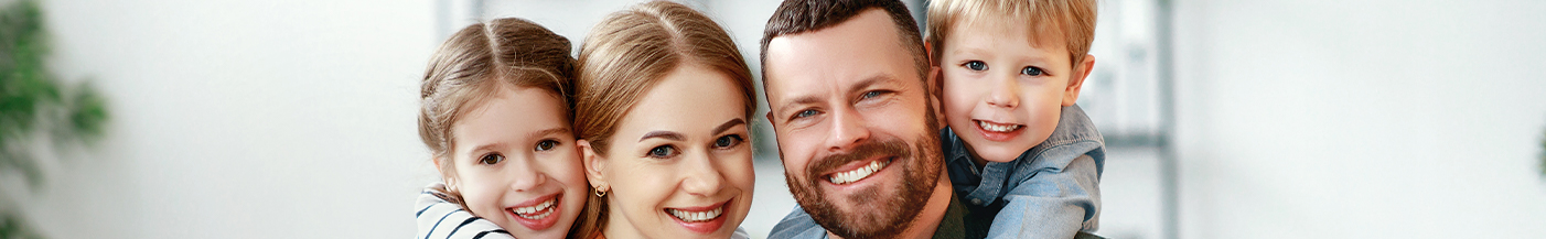 Smiling family